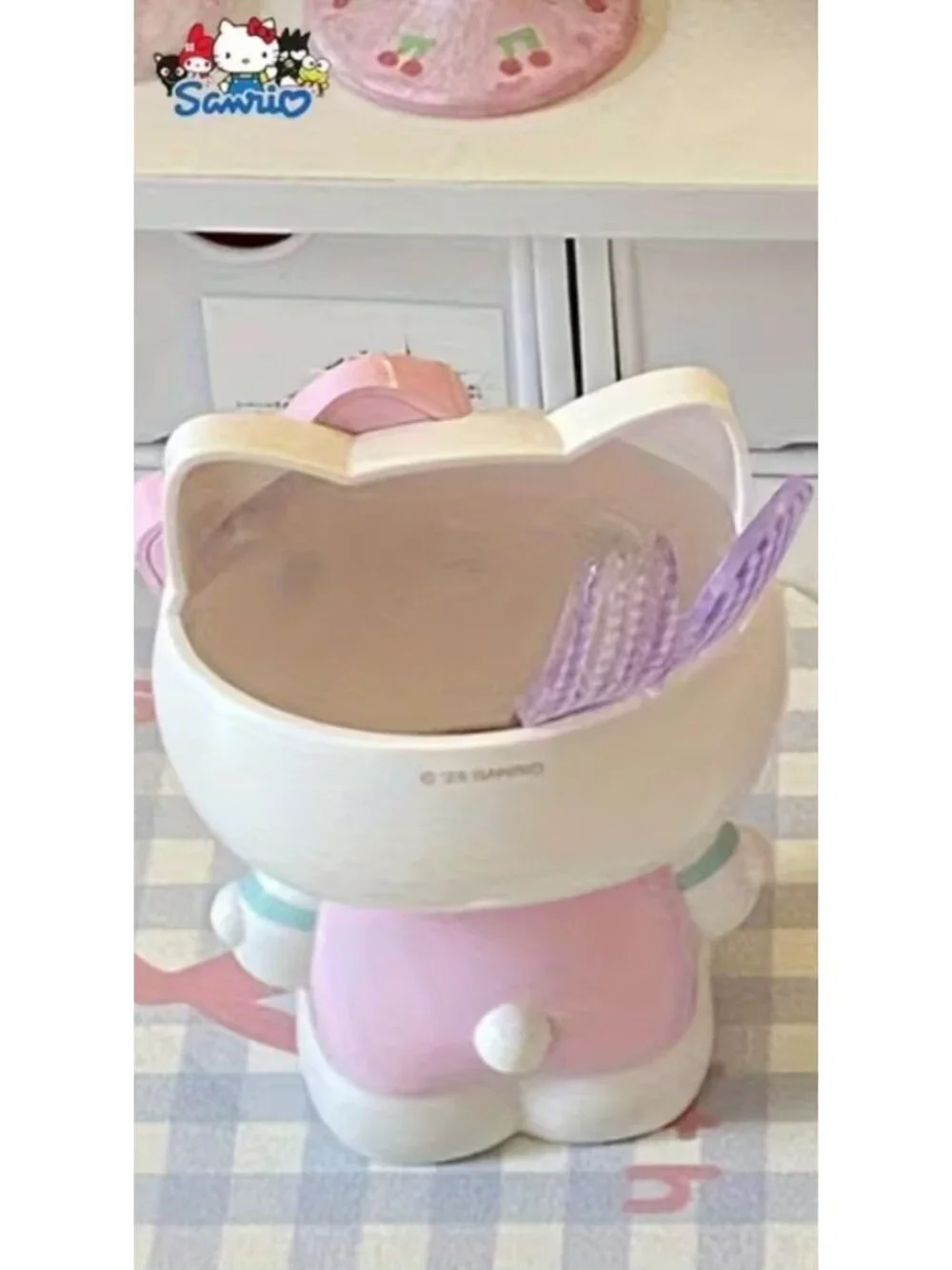 Hello Kitty Sanrio Large-Capacity Pen Holder – Kawaii Desk Organizer for Station